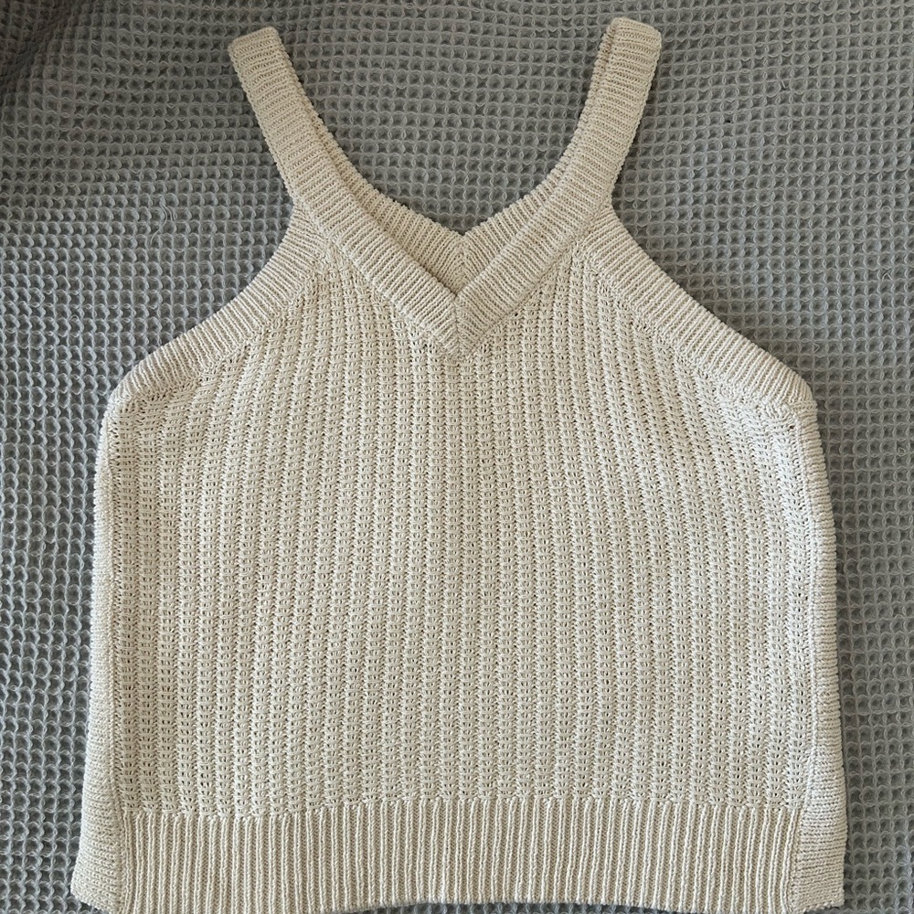 Madewell Cream Knit Sweater